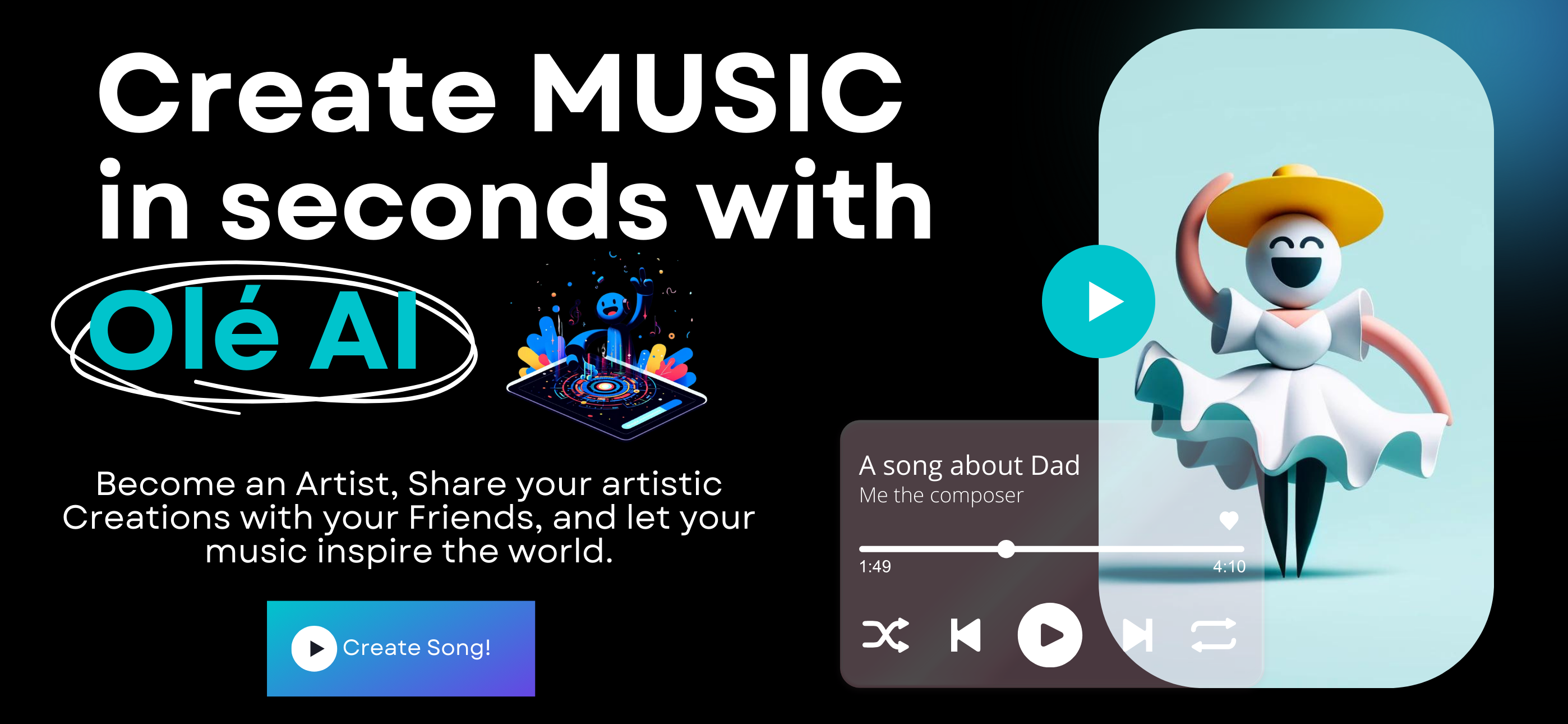 Olé AI - AI-powered music generation platform